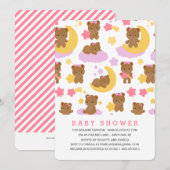 Modern Baby Girl Little Beer Baby shower Kaart (Voorkant / Achterkant)