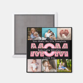 Modern Baby Photo | You Make My Life Complete Gift Magneet (Voorkant / Achterkant)