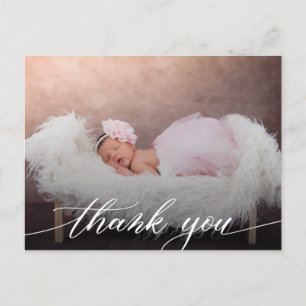 Modern Baby shower Hartelijk dank Briefkaart