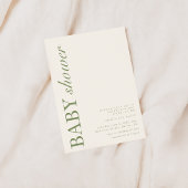 Modern Baby shower Invitation Sjabloon Kaart