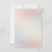 Modern Baby Shower Invite Kaart (Achterkant)