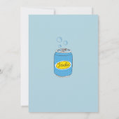 Modern Baby shower Invite - Klaar om te Poppen! Kaart (Achterkant)