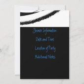 Modern Baby shower Kaart (Achterkant)