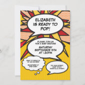 Modern Baby shower Leuke Speech Bubble Kaart (Voorkant)