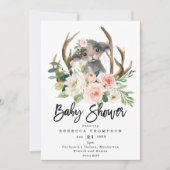 modern baby shower met roommuis kaart (Voorkant)