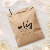 Modern Baby shower | Oh Baby Bedankzakje (Geknipt)
