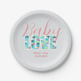 Modern Baby shower papier Bord