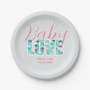 Modern Baby shower papier Bord