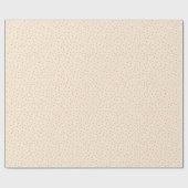 Modern Baby shower roze polka dots Cadeaupapier (Vlak)