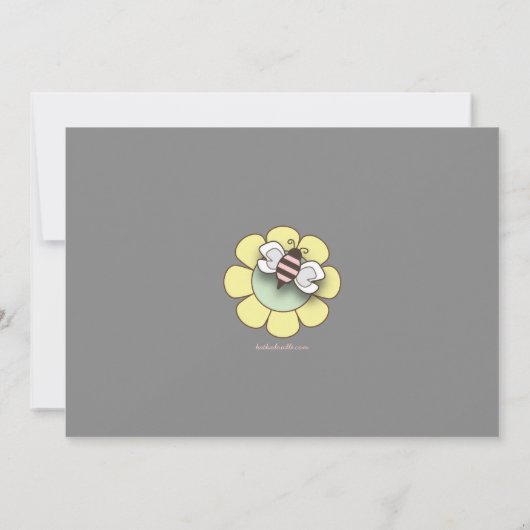 Modern Baby shower voor mannelijke en vrouwelijke  Kaart (Achterkant)