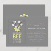 Modern Baby shower voor mannelijke en vrouwelijke  Kaart