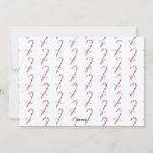 Modern Baby's eerste kerst met liefde roze Feestdagenkaart (Achterkant)