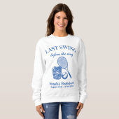 Modern Bach laatste swing voor de ring tennis Trui (Voorkant volledig)