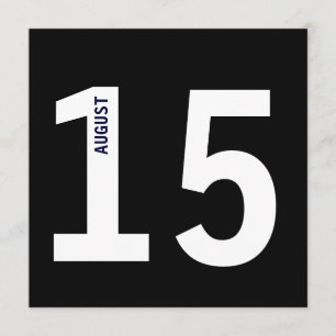 Modern Bachelor Birthday Party Kaart