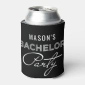 Modern Bachelor Party Koelbox Favors Blikjeskoeler (Blikje Voorkant)