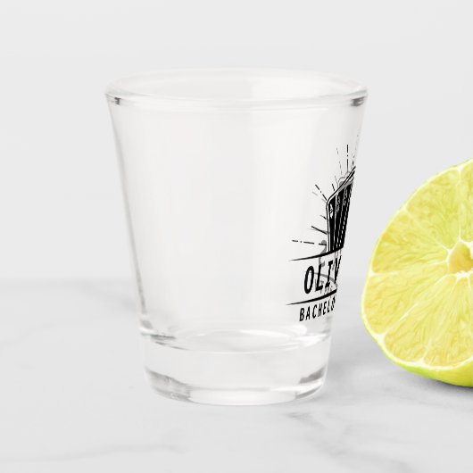 Modern Bachelor Party Poker Spelen Kaart Casino Shot Glas (Links)