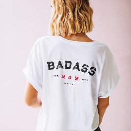 Modern BADASS MOM Single Strong Mam Women T-Shirt