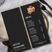 Modern Bakery Cafe Menu & Prijslijst Kaart