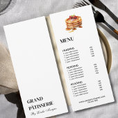 Modern Bakery Cafe Menu & Prijslijst Kaart