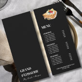 Modern Bakery Cafe Menu & Prijslijst Kaart