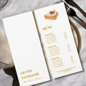 Modern Bakery Cafe Menu & Prijslijst Kaart