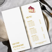 Modern Bakery Cafe Menu & Prijslijst Kaart