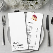 Modern Bakery Cafe Menu & Prijslijst Kaart