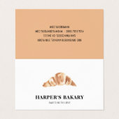 Modern Bakery Professioneel Logo Visitekaartje (Buitenkant ongevouwen)