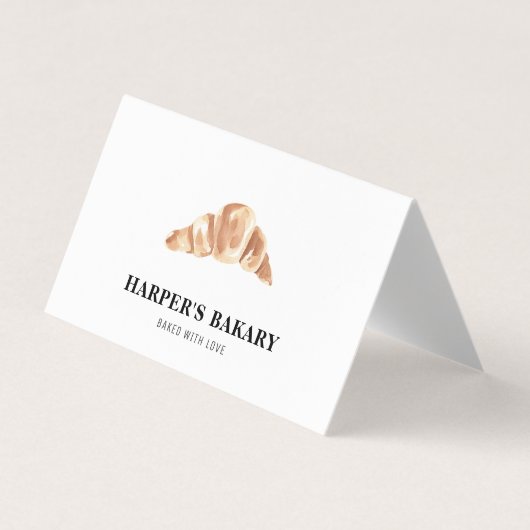 Modern Bakery Professioneel Logo Visitekaartje (Voorkant)