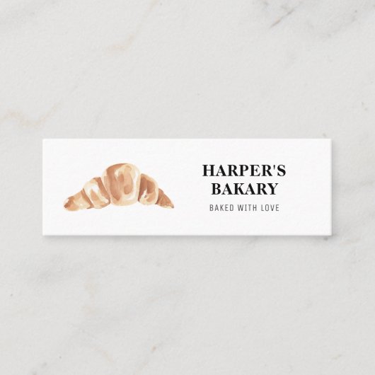 Modern Bakery Professioneel Logo Visitekaartje (Voorkant)
