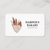 Modern Bakery Professioneel Logo Visitekaartje (Voorkant)