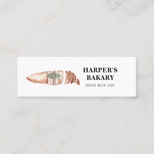 Modern Bakery Professioneel Logo Visitekaartje (Voorkant)