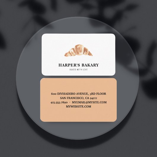Modern Bakery Professioneel Logo Visitekaartje