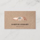 Modern Bakery Professioneel Logo Visitekaartje (Voorkant)