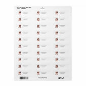 Modern Bakkerij Klein Zakelijk Etiket (Full Sheet)