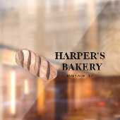 Modern Bakkerij Professionals Logo Raamsticker (Vel 2)