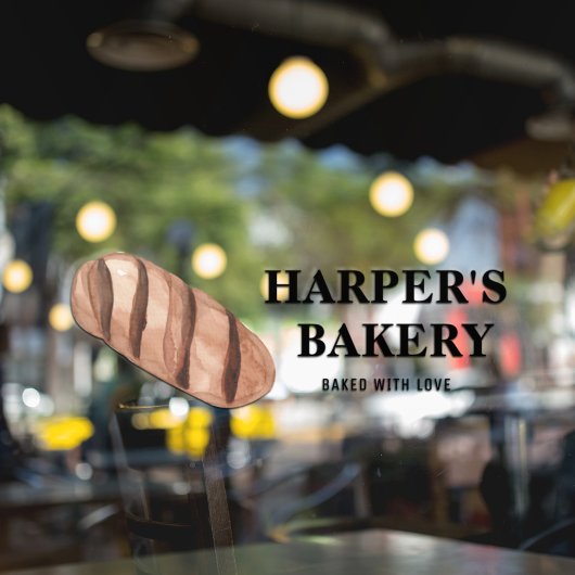 Modern Bakkerij Professionals Logo Raamsticker