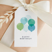 Modern Ballon Bunch Boys Birthday Cadeaulabel