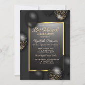 Modern Balloons Bar Mitzvah Kaart (Voorkant)