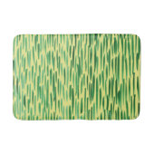 Modern Bamboo Pattern Tiki Vibe Green Badmat (Voorkant)
