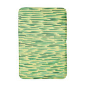 Modern Bamboo Pattern Tiki Vibe Green Badmat (Voorkant Verticaal)