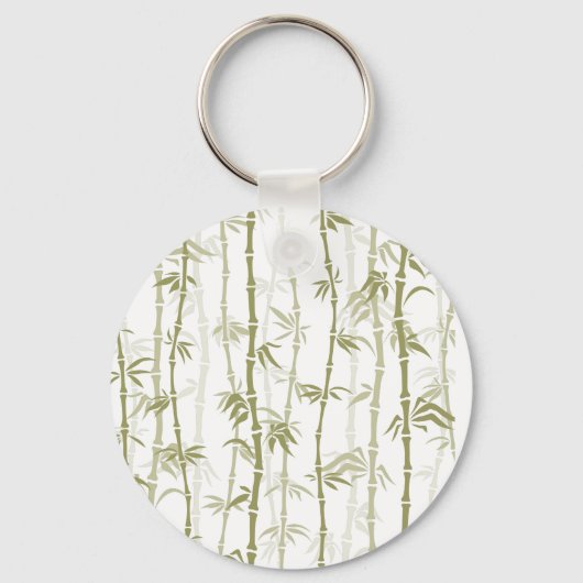 Modern Bamboo Trees Sleutelhanger (Voorkant)