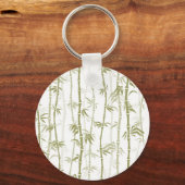 Modern Bamboo Trees Sleutelhanger (Voorkant)
