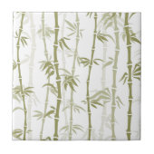 Modern Bamboo Trees Tegeltje (Voorkant)