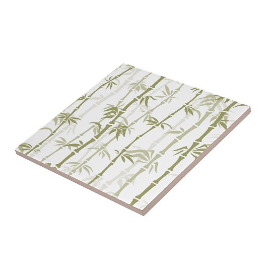 Modern Bamboo Trees Tegeltje (Zijkant)
