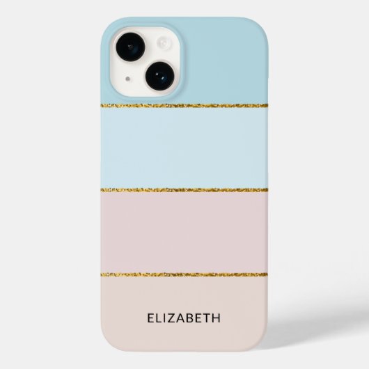 Modern band | Elegant Pastel Green Tone Case-Mate iPhone Case (Achterkant)