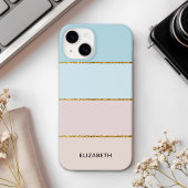 Modern band | Elegant Pastel Green Tone Case-Mate iPhone Case