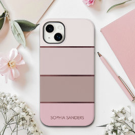 Modern band | Elegant Pastel Pink for her Case-Mate iPhone 14 Plus Hoesje