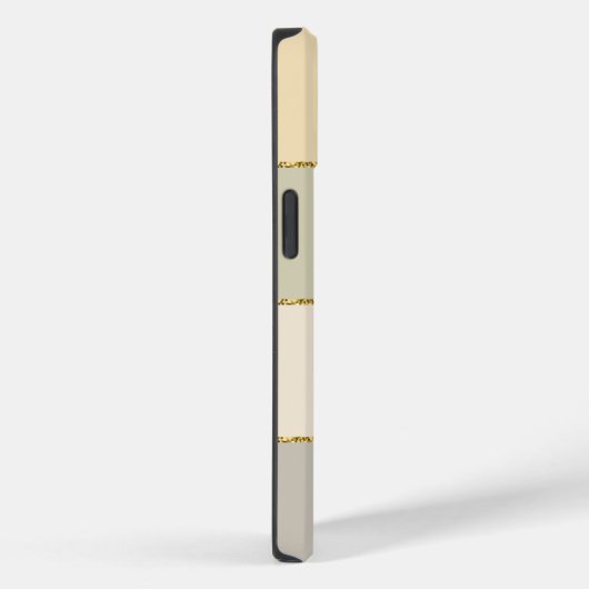 Modern band | Elegant Pastel Yellow Tones Case-Mate iPhone Case (Achterkant / Rechts)