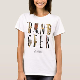 Modern Band Geek Musical Instrument Funny T-shirt